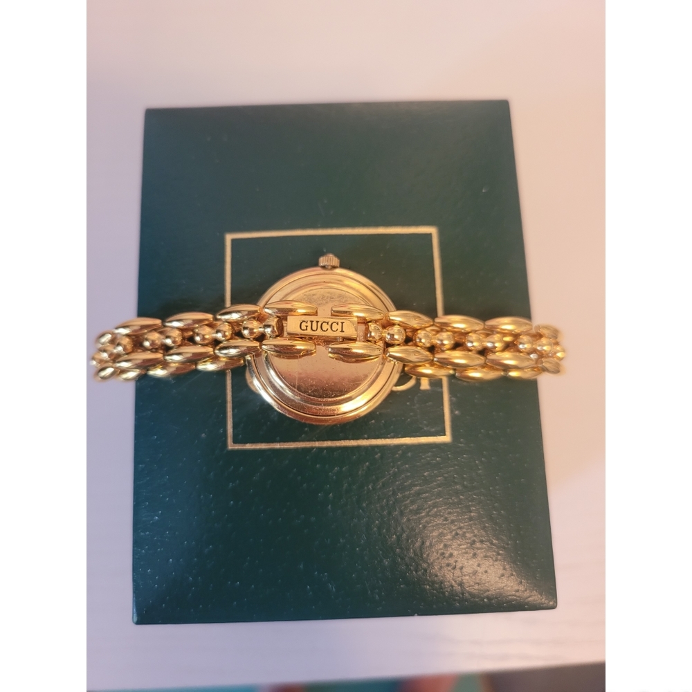 Vintage Gucci Watch Bracelet w interchangeable Bezels Women's - Picture 4 of 7